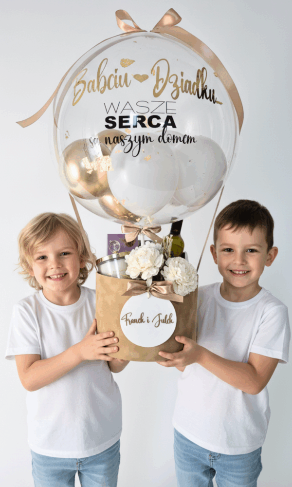 .1 BalonBox z okazji Dnia Babci i Dziadka , dowolne napisy