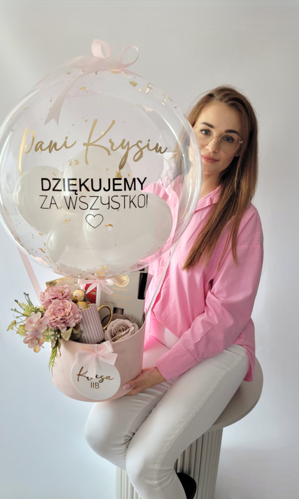 BalonBox na podziękowanie dla nauczyciela / Prezent na zakończenie roku szkolnego
