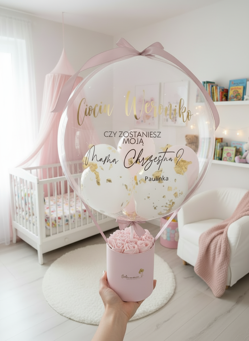 Firefly_Gemini Flash_zmień rękę trzymającą balon na rękę kobiety 730652