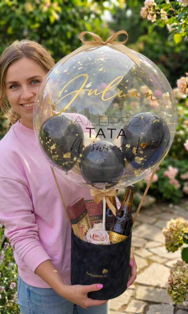 1 Personalizowany zestaw balonowy z okazji Dnia Taty