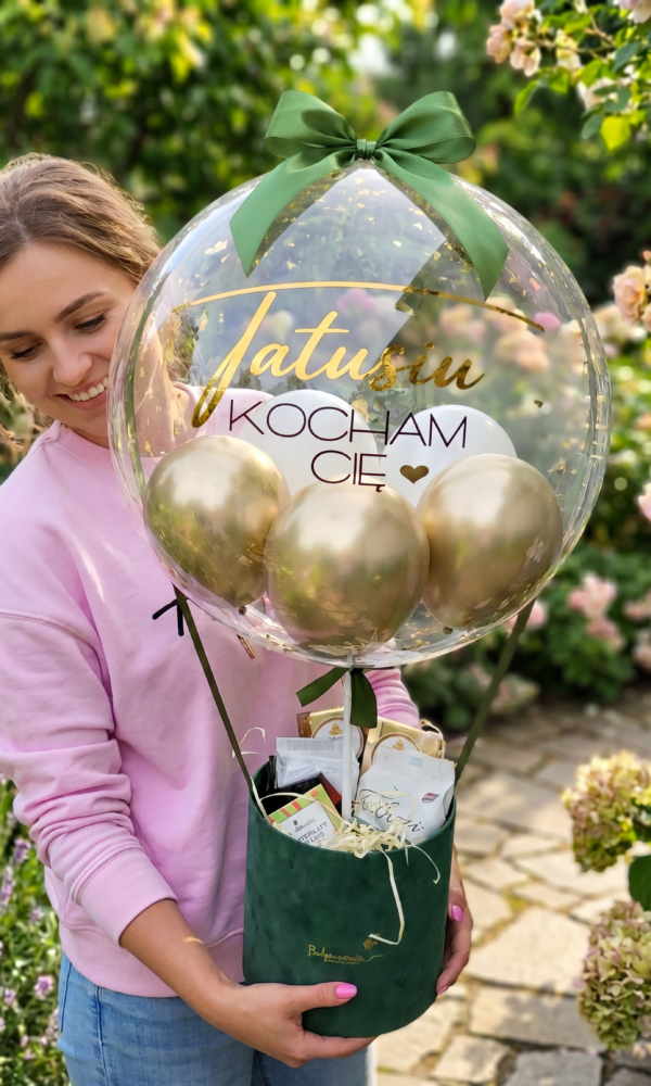 1 Personalizowany zestaw balonowy z okazji Dnia Taty | Prezent dla Taty